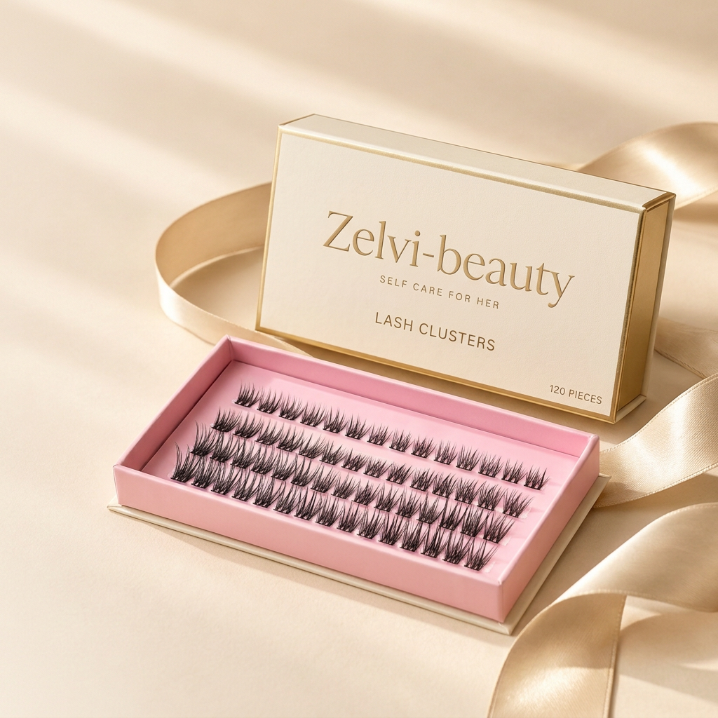 Zelvi-beauty lash cluster packaging concept