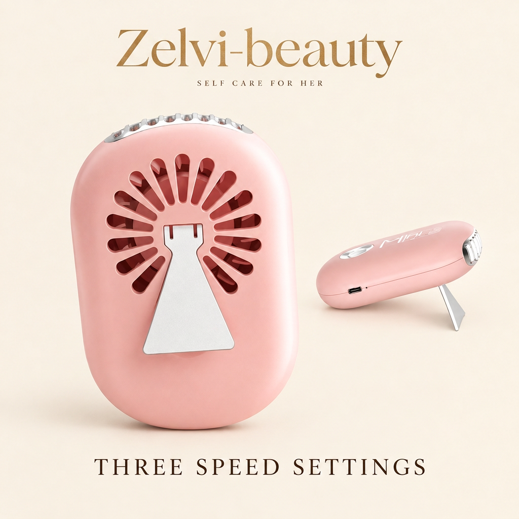 Zelvi-beauty mini fan speed settings