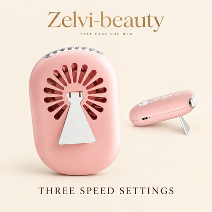 Zelvi-beauty mini fan speed settings